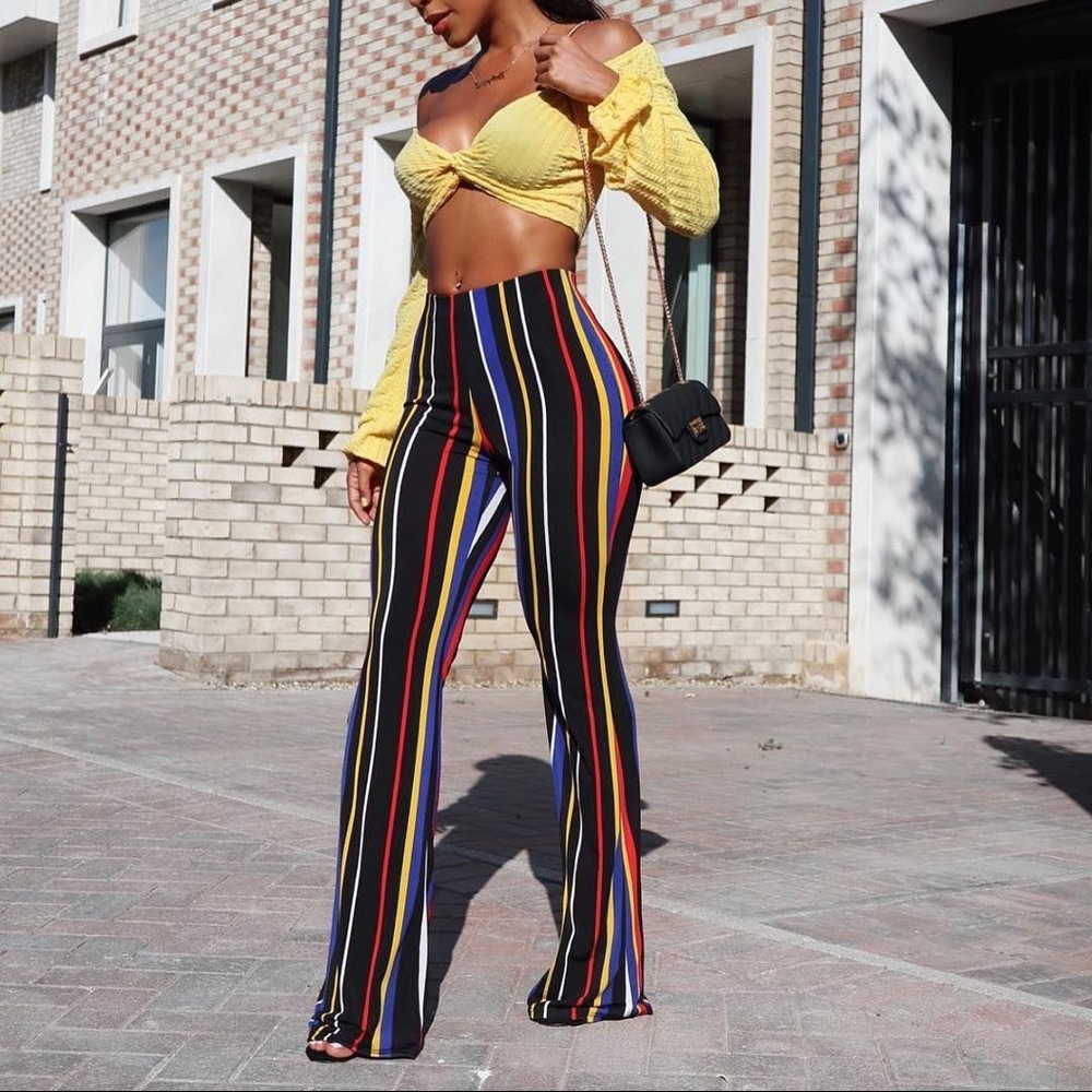 fashion nova tamari stripped pants
